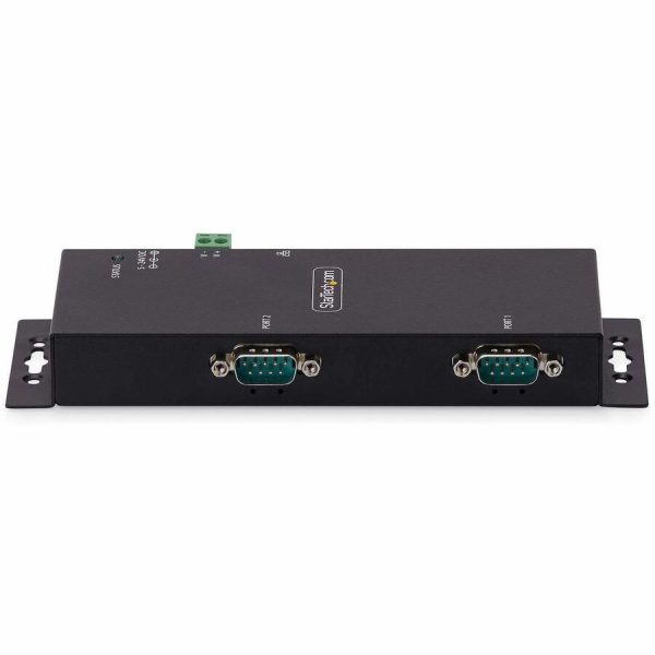 StarTech.com 2-Port Serial to Ethernet Adapter, IP Serial Device Server For Remote RS232 Devices, Wall/DIN Rail Mount, LAN To DB9 Converter - Image 3