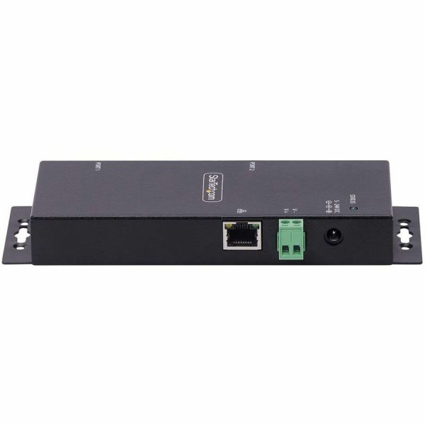 StarTech.com 2-Port Serial to Ethernet Adapter, IP Serial Device Server For Remote RS232 Devices, Wall/DIN Rail Mount, LAN To DB9 Converter - Image 4