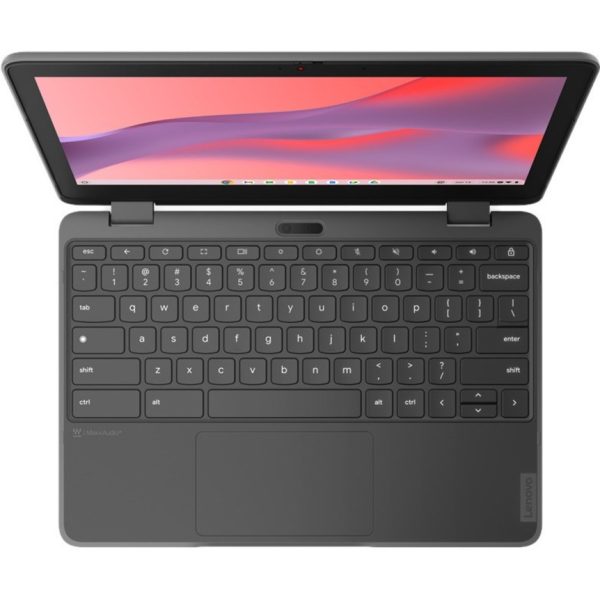 Lenovo 300e Yoga Chromebook Gen 4 82W20009US 11.6" Touchscreen Convertible 2 in 1 Chromebook - HD - Octa-core (ARM Cortex A76 + Cortex A55) - 8 GB - 64 GB Flash Memory - English Keyboard - Graphite Gray - Image 3