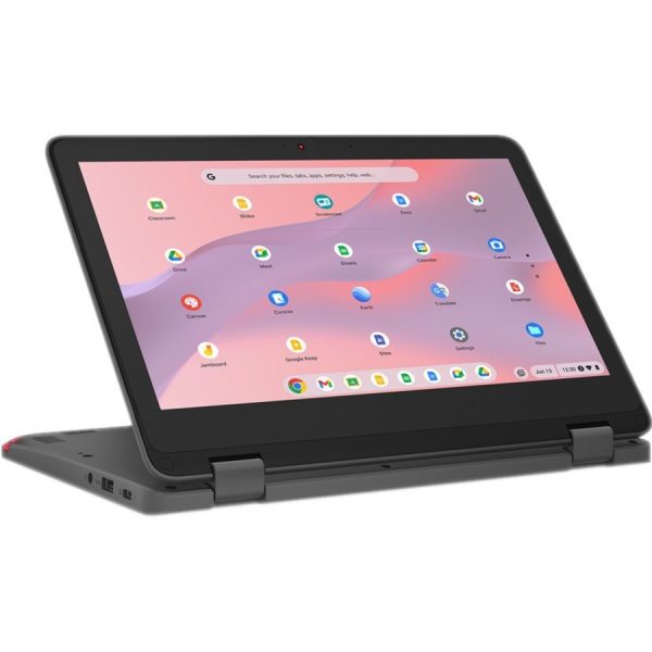 Lenovo 300e Yoga Chromebook Gen 4 82W20009US 11.6" Touchscreen Convertible 2 in 1 Chromebook - HD - Octa-core (ARM Cortex A76 + Cortex A55) - 8 GB - 64 GB Flash Memory - English Keyboard - Graphite Gray - Image 6