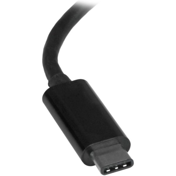 StarTech.com USB C to Gigabit Ethernet Adapter - Thunderbolt 3 - 10/100/1000Mbps - Black - Image 2
