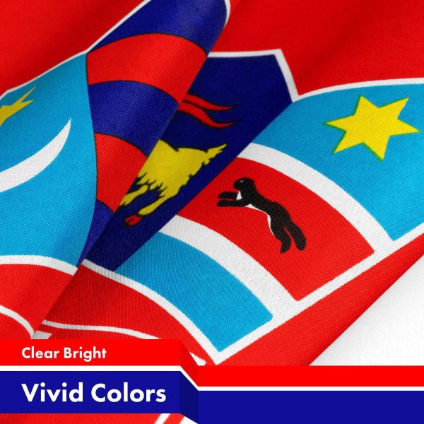 Croatia Croatian Flag 3x5 Ft 10-Pack 150D Printed Polyester By G128 - Image 3