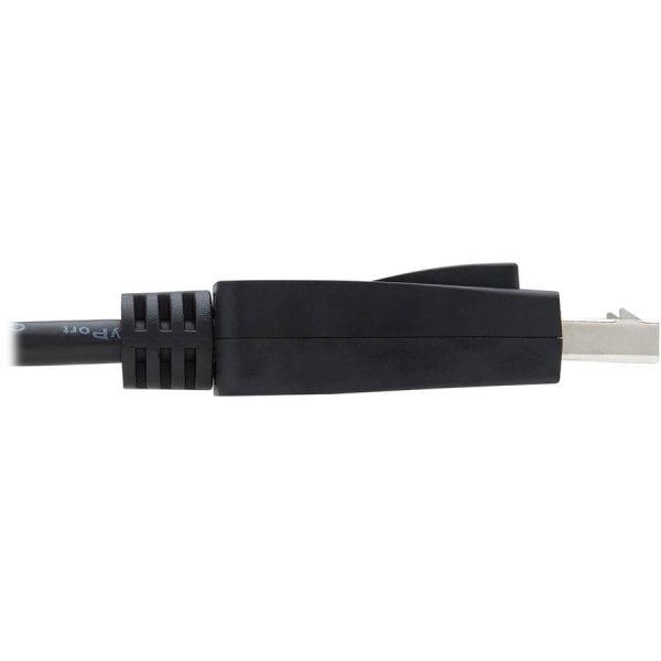 Eaton Tripp Lite Series DisplayPort 1.4 Cable with Latching Connectors, 8K (M/M), Black, 3 ft. (0.9m) - Image 3
