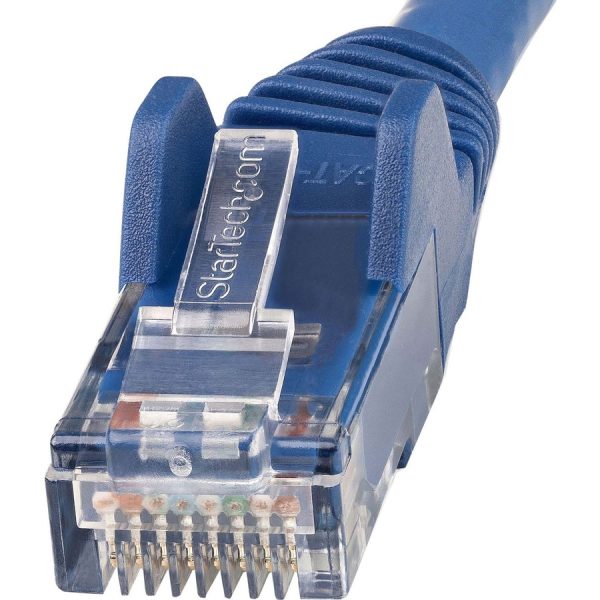 StarTech.com 3ft (90cm) CAT6 Ethernet Cable, LSZH (Low Smoke Zero Halogen) 10 GbE Snagless 100W PoE UTP RJ45 Blue Network Patch Cord, ETL - Image 3