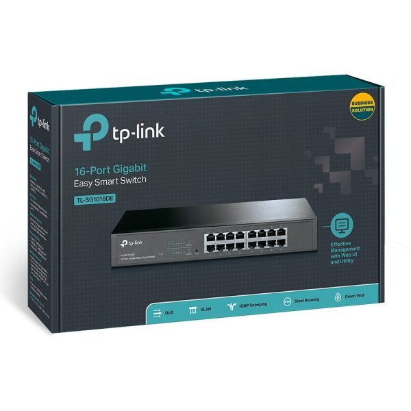 TP-LINK TL-SG1016DE - 16-Port Gigabit Easy Smart Switch - Image 4