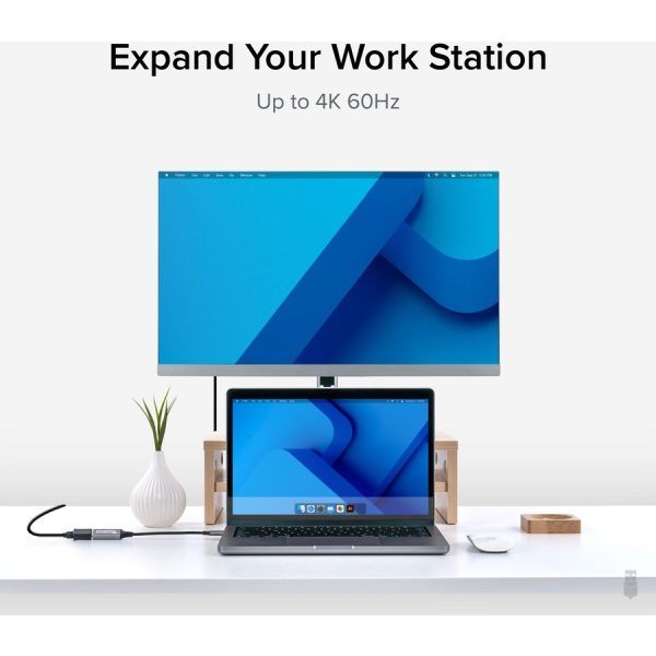Plugable USB C to HDMI adapter, HDMI 2.0, USB4 / Thunderbolt Adapter for 4K Monitor up to 4K 60Hz - Image 3