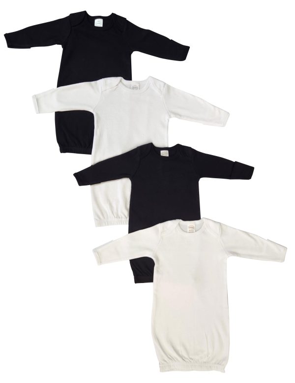 Unisex Newborn Baby 4 Piece Gown Set Nc_0869