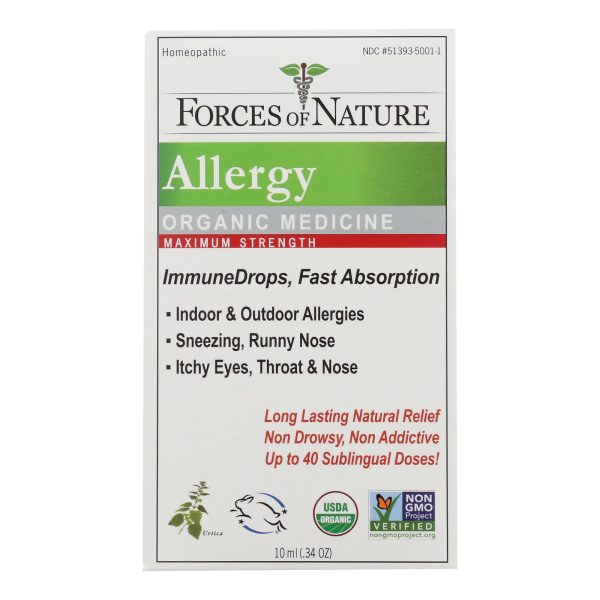 Forces Of Nature - Allergy Drp Max Immun - 1 Each - 10 ML - Image 2
