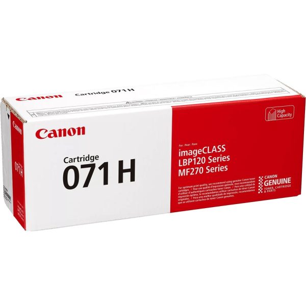 Canon 071H Original High Yield Laser Toner Cartridge - Black - 1 Pack - Image 4
