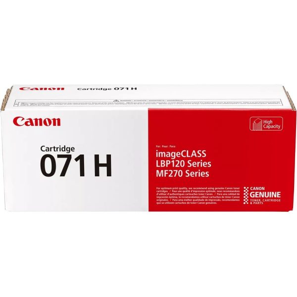 Canon 071H Original High Yield Laser Toner Cartridge - Black - 1 Pack - Image 5