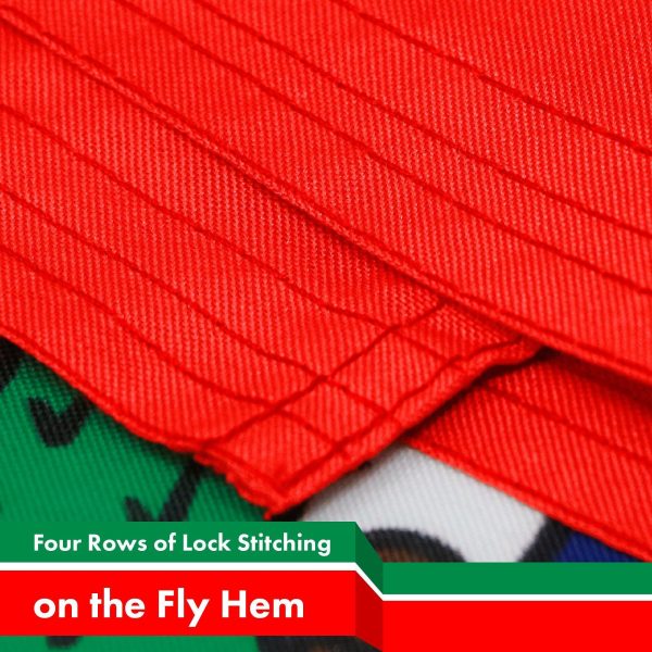 G128 Mexico Mexican Flag | 2x3 Ft | LiteWeave Pro Series Printed 150D Polyester | Country Flag, Indoor/Outdoor, Vibrant Colors, Brass Grommets, Thicker and More Durable Than 100D 75D Polyester - Image 5