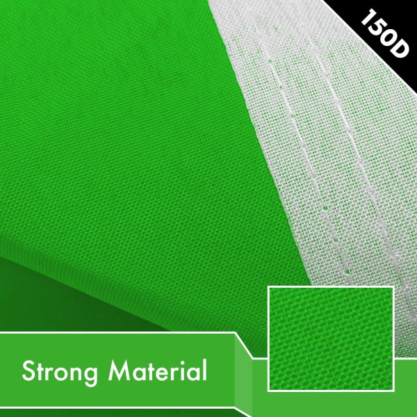Solid Lime Green Color Flag 3x5 Ft 3-Pack Printed 150D Polyester By G128 - Image 4