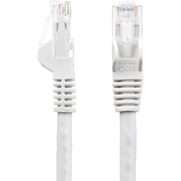 StarTech.com 14ft CAT6 Ethernet Cable - White Snagless Gigabit - 100W PoE UTP 650MHz Category 6 Patch Cord UL Certified Wiring/TIA - Image 2