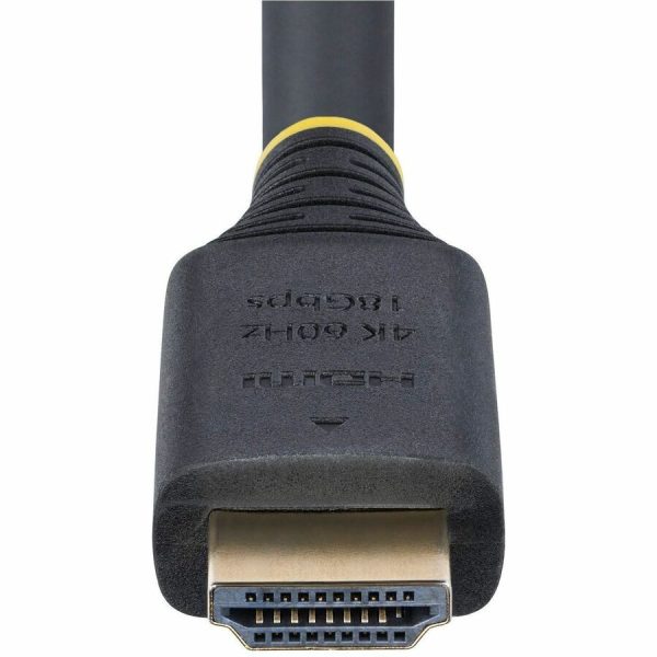 StarTech.com 25ft (7.6m) Premium Certified High Speed HDMI Cable, 4K 60Hz/1440p 144Hz, 18Gbps, UHD HDMI 2.0 Cord, TPE Jacket - Image 5