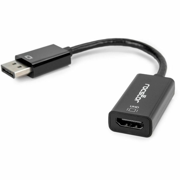 Rocstor DisplayPort 1.2 to HDMI 4K/60Hz Active Adapter Converter - M/F - Black - Image 2