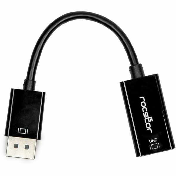 Rocstor DisplayPort 1.2 to HDMI 4K/60Hz Active Adapter Converter - M/F - Black - Image 4