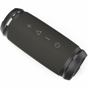 Morpheus 360 Sound Stage Wireless Bluetooth Speaker-12W Loud-IPX6 Waterproof-TWS-Dual Pairing-Crystal Clear Sound-40mm Drivers-Dual Subwoofers-Mini Size-BT5850BLK