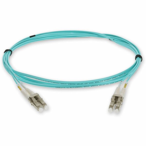 AddOn 2m LC (Male) to LC (Male) Aqua OM3 Duplex Fiber OFNR (Riser-Rated) Patch Cable - Image 8