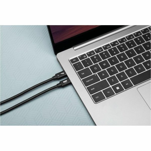 OWC 0.8M (31.5") Thunderbolt 5 (USB-C) Cable Black for Thunderbolt And USB-C Devices - Black - Image 3