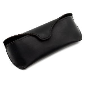 MyMesken Genuine Leather Eyeglasses & Sunglasses Case with Magnetic Snap Closure