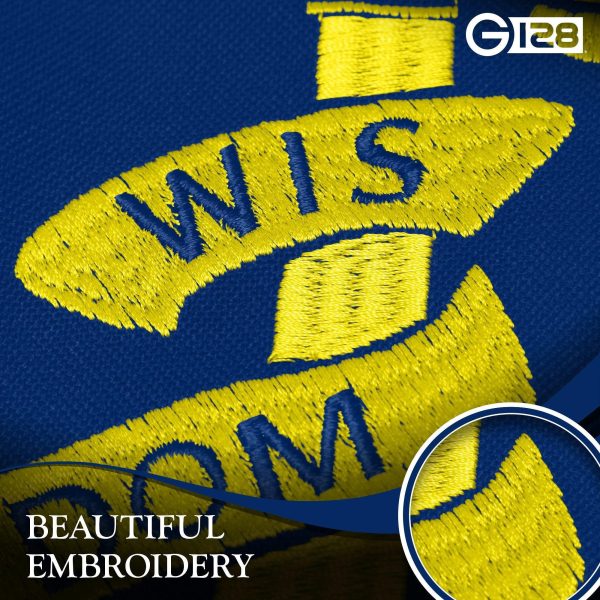 G128 5 Pack: Georgia GA State Flag | 1x1.5 Ft | StormFlyer Series Embroidered 220GSM Spun Polyester | Embroidered Design, Indoor/Outdoor, Brass Grommets, Heavy Duty, All Weather - Image 3