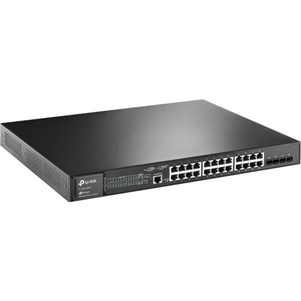 TP-Link TL-SG3428MP - JetStream™ 28-Port Gigabit L2+ Managed Switch with 24-Port PoE+ - Image 2