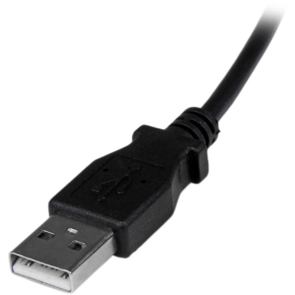 StarTech.com 2m Micro USB Cable - A to Down Angle Micro B - Image 3