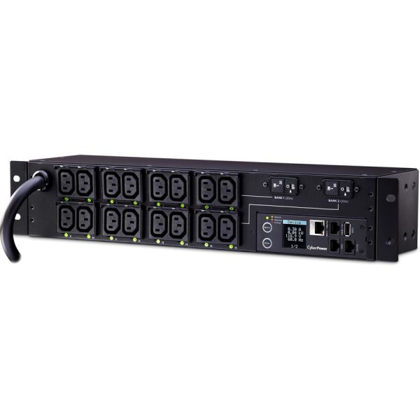 CyberPower PDU81007 200 - 240 VAC 30A Switched Metered-by-Outlet PDU - Image 2