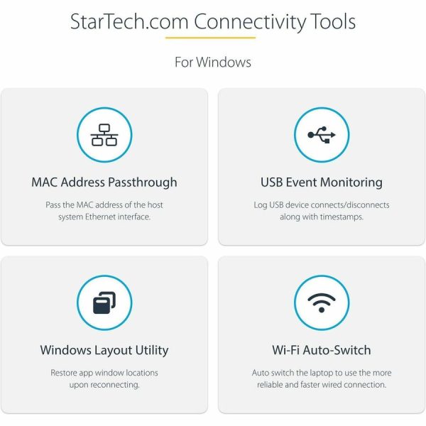 StarTech.com USB C Multiport Adapter, 4K 60Hz HDMI HDR10 Video, 3 Port 5Gbps USB 3.2 Hub, 100W PD PassThrough, GbE, Mini Travel Dock - Image 7