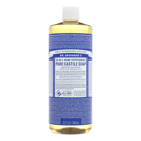 Dr. Bronner's - Castile Liquid Sp Pprmnt - 1 Each-32 FZ
