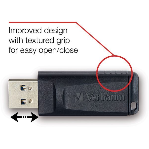 32GB Store 'n' Go® USB Flash Drive - 10pk Business Bulk - Black - Image 6