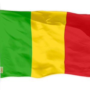 Mali (Malian) Flag | 3x5 feet | Printed 150D, Indoor/Outdoor, Vibrant Colors, Brass Grommets, Quality Polyester, Much Thicker More Durable Than 100D and 75D Polyester