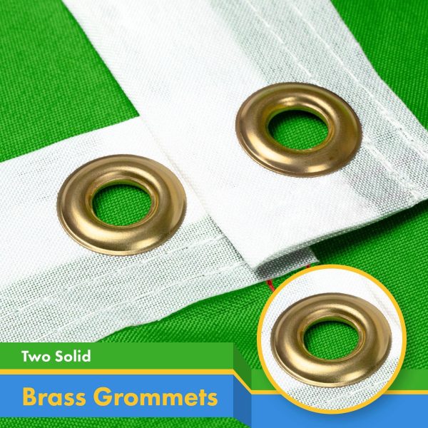 Mali (Malian) Flag | 3x5 feet | Printed 150D, Indoor/Outdoor, Vibrant Colors, Brass Grommets, Quality Polyester, Much Thicker More Durable Than 100D and 75D Polyester - Image 2