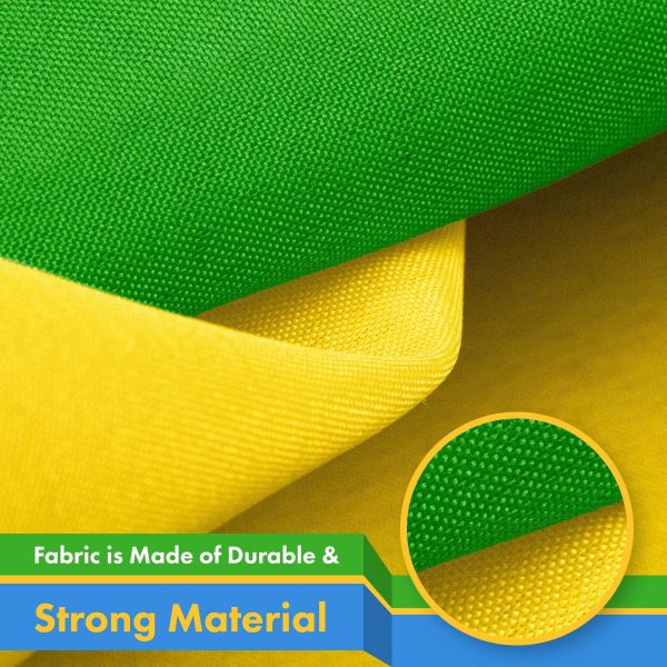 Mali (Malian) Flag | 3x5 feet | Printed 150D, Indoor/Outdoor, Vibrant Colors, Brass Grommets, Quality Polyester, Much Thicker More Durable Than 100D and 75D Polyester - Image 4