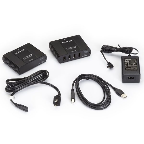 Black Box USB 2.0 Extender - Multimode Fiber, 4-Port - Image 4