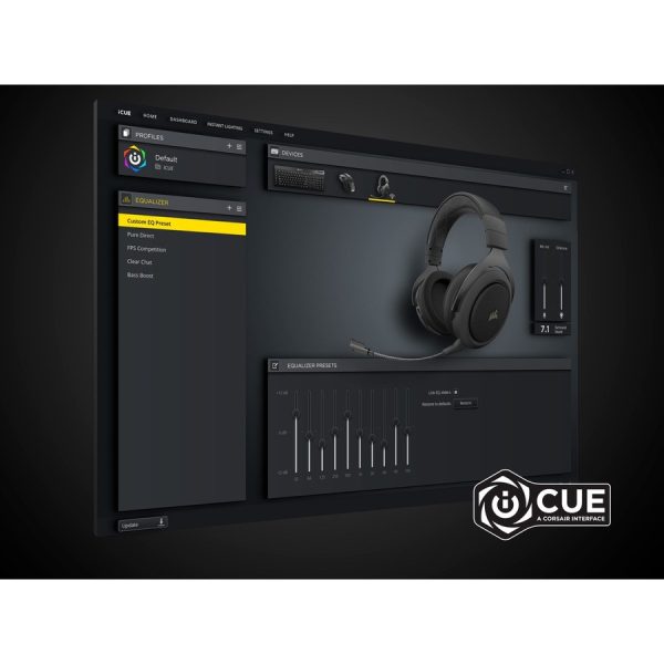 Corsair HS70 PRO Wireless Gaming Headset - Carbon - Image 7
