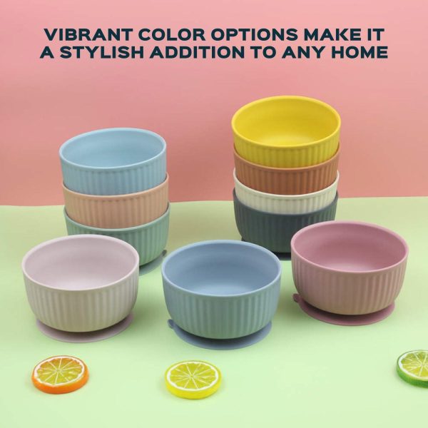 Cat Bowls with Suction Cup 400ml with Silicone Lid — Elevated Silicone Pet Dish with Non Slip Bottom for Dry Food Wet Food and Water — Silicone Water Bowl for Small Dog Rabbit Kittens (Salmon) - Image 5