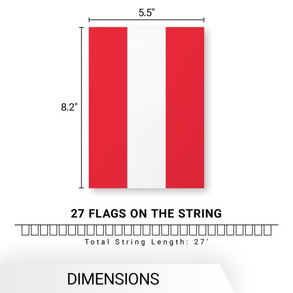G128 European Union EU Bunting Banner | Flag 8.2 x 5.5 Inch, Full String 27 Feet | Printed 150D Polyester, Decorations For Bar, School, Festival Events Celebration - Image 9