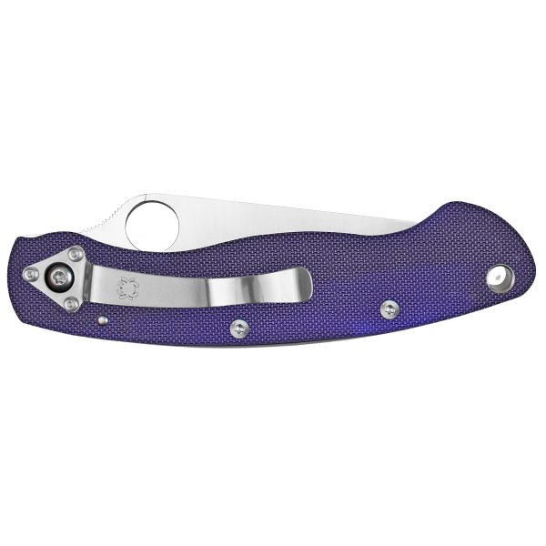 SPYDERCO MILITARY MODEL G-10 BLUE - Image 2