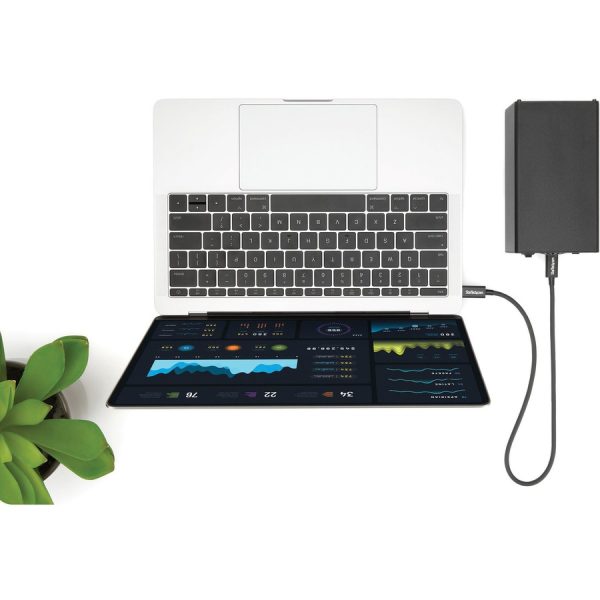 StarTech.com 50cm (1.6ft) Thunderbolt 3 Cable, 40Gbps, 100W PD, 4K/5K Video, Thunderbolt-Certified, Compatible w/ TB4/USB 3.2/DisplayPort - Image 5