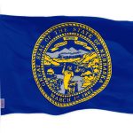 G128 Nebraska NE State Flag | 3x5 Ft | LiteWeave Pro Series Printed 150D Polyester | Indoor/Outdoor, Vibrant Colors, Brass Grommets, Thicker and More Durable Than 100D 75D Polyester