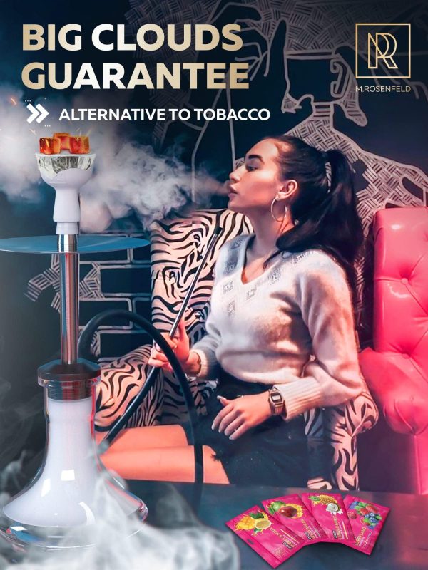 Hookah Shisha Flavors Set   4 x 100g Shisha Hookah Flavors for 30 Hookah Bowls (Mint hookah flavors   Berries Mix   Hookah Flavor Lemon Mango   Double Apple hookah flavor) Pack of 4 - Image 6
