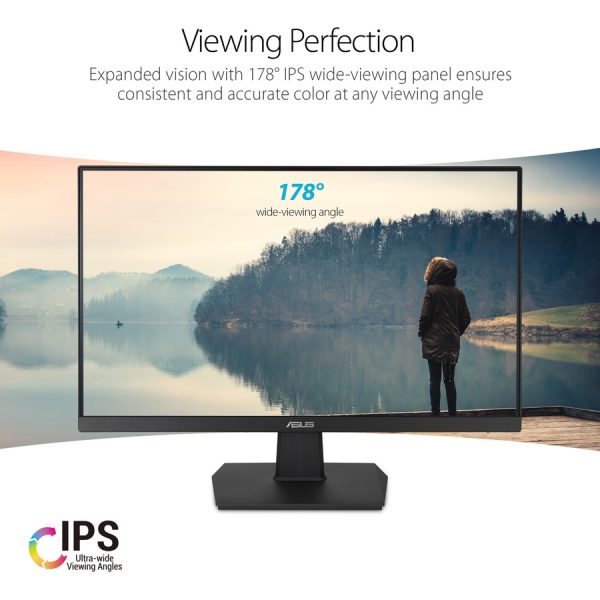 Asus VA24EHE 24" Class Full HD Gaming LCD Monitor - 16:9 - Black - Image 3