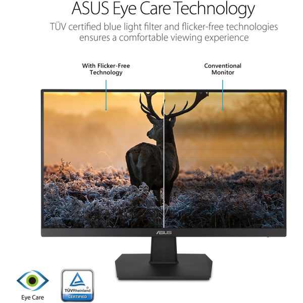 Asus VA24EHE 24" Class Full HD Gaming LCD Monitor - 16:9 - Black - Image 5