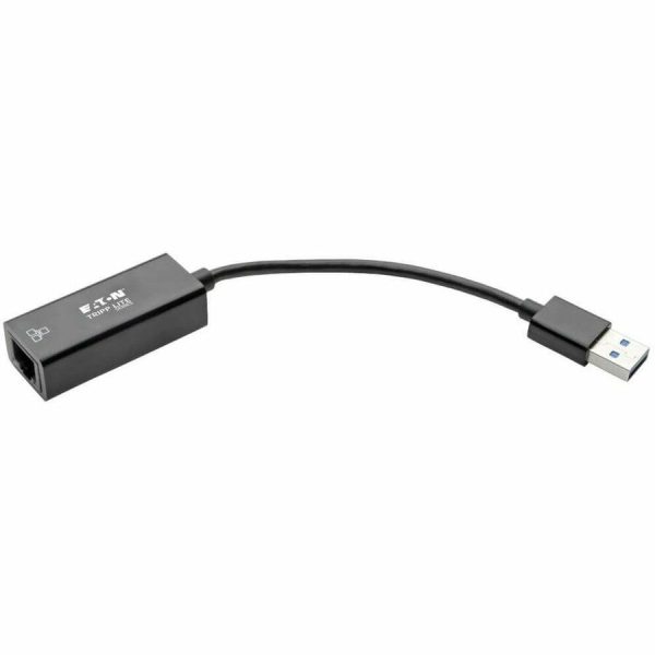 Eaton Tripp Lite Series USB 3.0 to Gigabit Ethernet NIC Network Adapter - 10/100/1000 Mbps, Black - Image 3