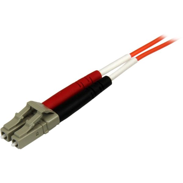 StarTech.com 3m Fiber Optic Cable - Multimode Duplex 50/125 - OFNP Plenum - LC/LC - OM2 - LC to LC Fiber Patch Cable - Image 2
