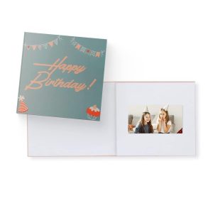 Heirloom Birthday Video Book   Create Your Own Digital Greeting Card Gift with Your Memories   Anniversary Christmas Wedding   Plays 10 Minutes of Video and Photos