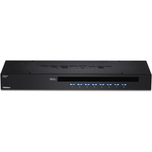 TRENDnet 8-Port USB/PS2 Rack Mount KVM Switch, TK-803R, VGA & USB Connection, Supports USB & PS/2 Connections, Device Monitoring, Auto Scan, Audible Feedback, Control up to 8 Computers/Servers - Image 4
