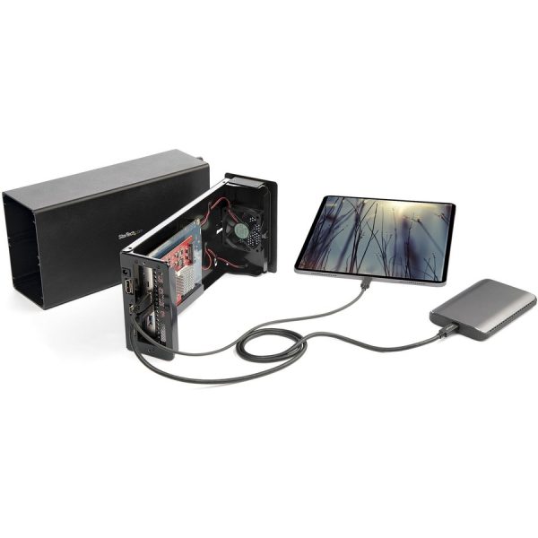 StarTech.com 4-Port USB PCIe Card, 10Gbps USB PCI Express Expansion Card with 2 Controllers, 2x USB-C & 2x USB-A ports (USB 3.2 Gen 2) - Image 2