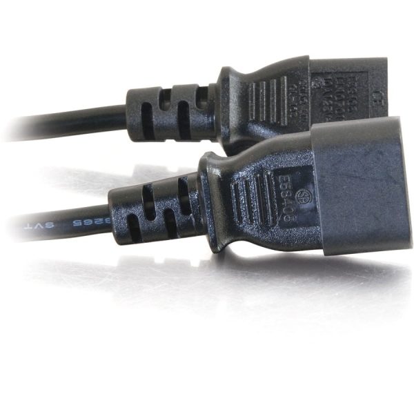 C2G 4ft Power Extension Cord - 18 AWG - IEC320C14 to IEC320C13 - Image 4